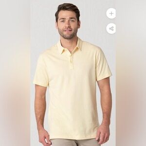 Swet Tailor All In Polo in Light Yellow